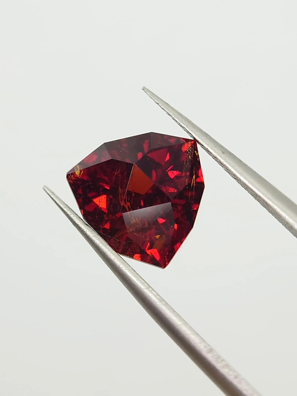 4.44ct Spessartite Garnet Trilliant Cut From Nigeria — view 2